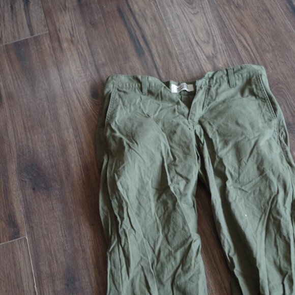 Army Green Ladies Trousers By Naked & Famous Denim - Picture 1 of 6